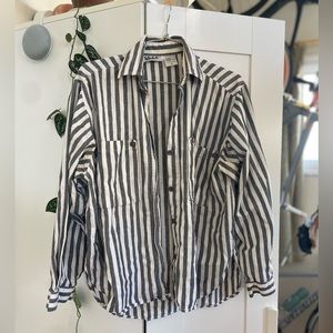 Vintage stripped button down shirt